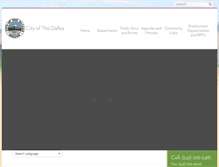 Tablet Screenshot of ci.the-dalles.or.us